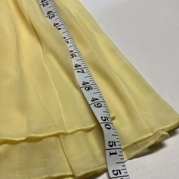 XTRADIONARY, Beaded Mesh Formal strapless,Sz9, Yellow, Sequins,pleats, Hand Wash - Picture 5 of 16